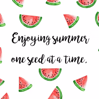 Watermelon hello summer wallpaper