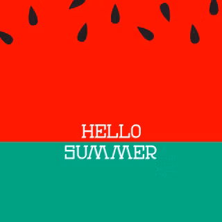 Watermelon hello summer wallpaper