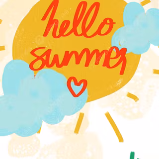 Watermelon hello summer wallpaper