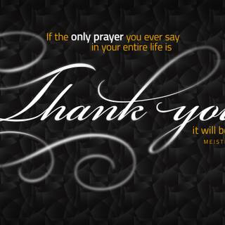 Thank you 4k wallpaper