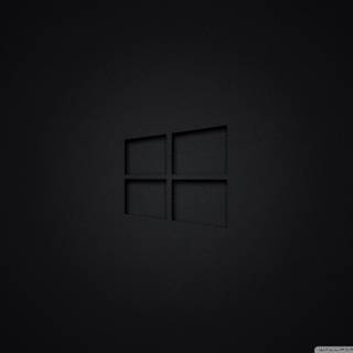 Windows black 4k wallpaper