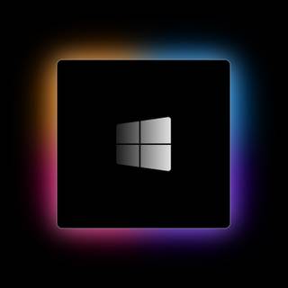 Windows black 4k wallpaper
