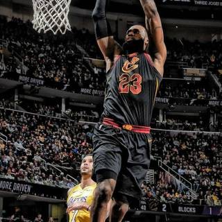 NBA dunk iPhone wallpaper