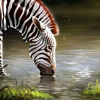 Zebra 4k wallpaper