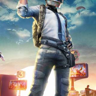 PUBG phone 4k wallpaper