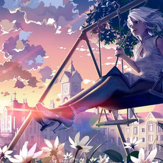 Summer swing wallpaper