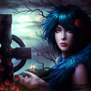 4k goth wallpaper
