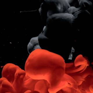 iPhone black and red wallpaper