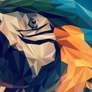 4k low poly wallpaper
