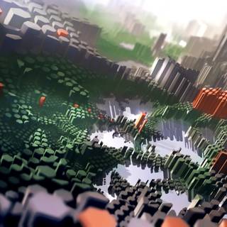 4k low poly wallpaper