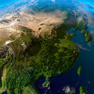 Asia map 4k wallpaper
