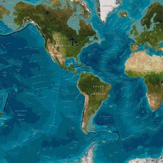 World physical wallpaper