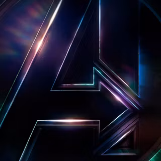 4k Avengers logo wallpaper