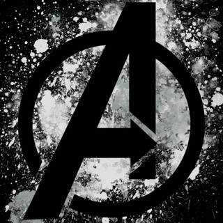 Avengers logo iPhone wallpaper