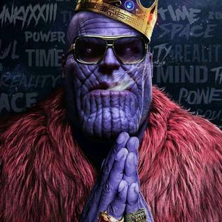 Thanos 4k mobile wallpaper