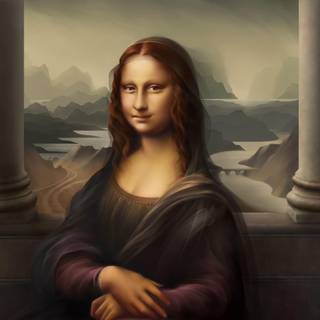 Mona Lisa 4k wallpaper