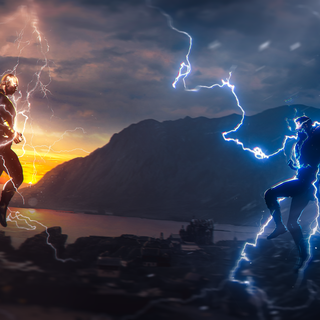 Marvel vs DC 4k wallpaper