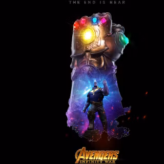 Thanos Gauntlet 4k wallpaper