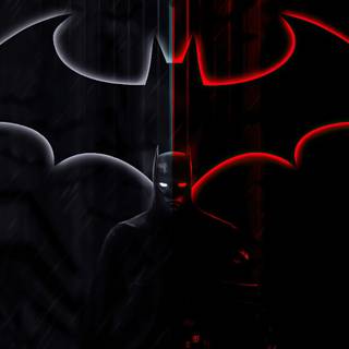 4k Batman logo wallpaper