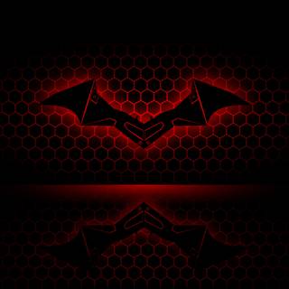 4k Batman logo wallpaper