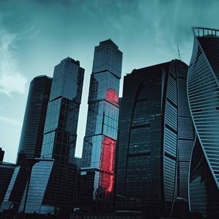 Russian city wallpaper