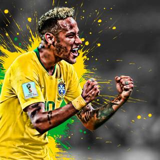 Neymar 4k Brazil wallpaper