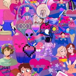 Bisexual phone wallpaper