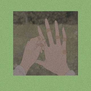 Sage green anime wallpaper
