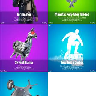 Terminator Fortnite wallpaper