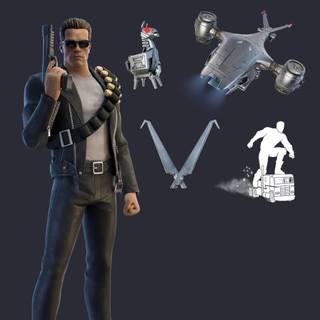Terminator Fortnite wallpaper