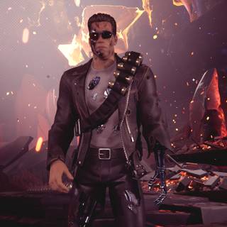 Terminator Fortnite wallpaper