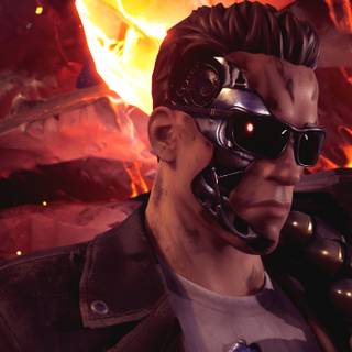 Terminator Fortnite wallpaper