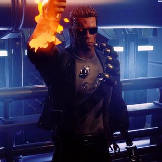 Terminator Fortnite wallpaper