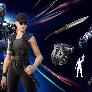 Terminator Fortnite wallpaper