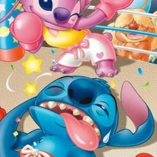 Stitch and Angel BFF wallpaper