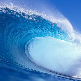 Oceanic wave wallpaper