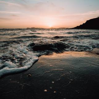 Oceanic wave wallpaper