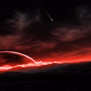 Black and red PC wallpaper