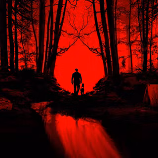 Black and red PC wallpaper