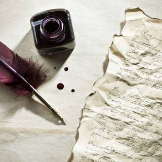 Old letter wallpaper