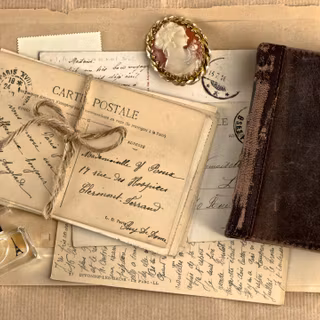 Old letter wallpaper