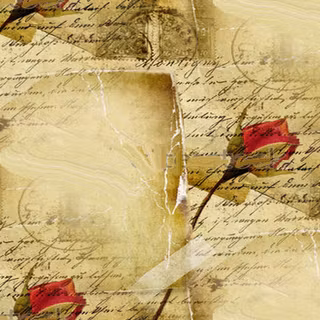 Old letter wallpaper