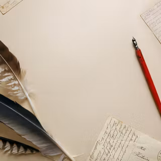 Old letter wallpaper