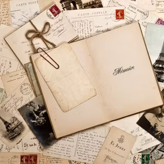 Old letter wallpaper