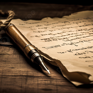 Old letter wallpaper