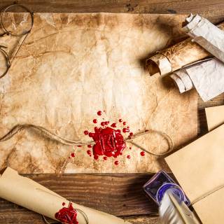 Old letter wallpaper