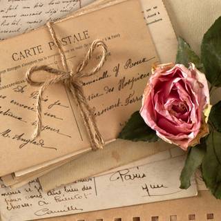 Old letter wallpaper