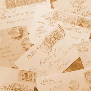 Old letter wallpaper