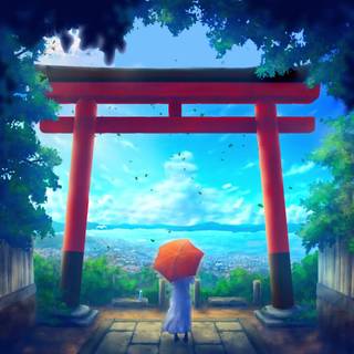 Japan gate wallpaper