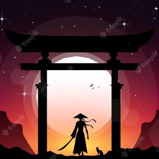 Japan gate wallpaper